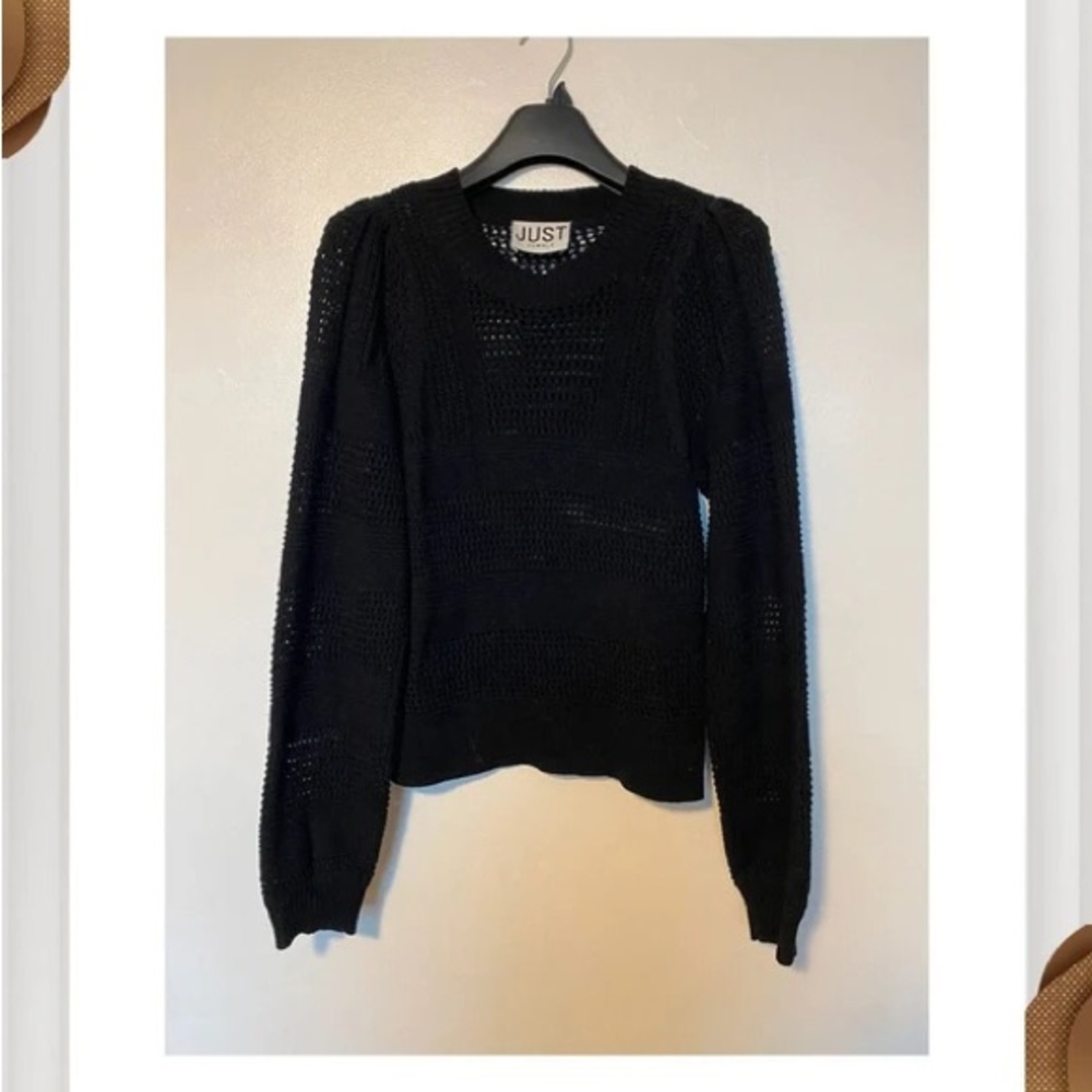 Just Female Black Crew Neck Sweater